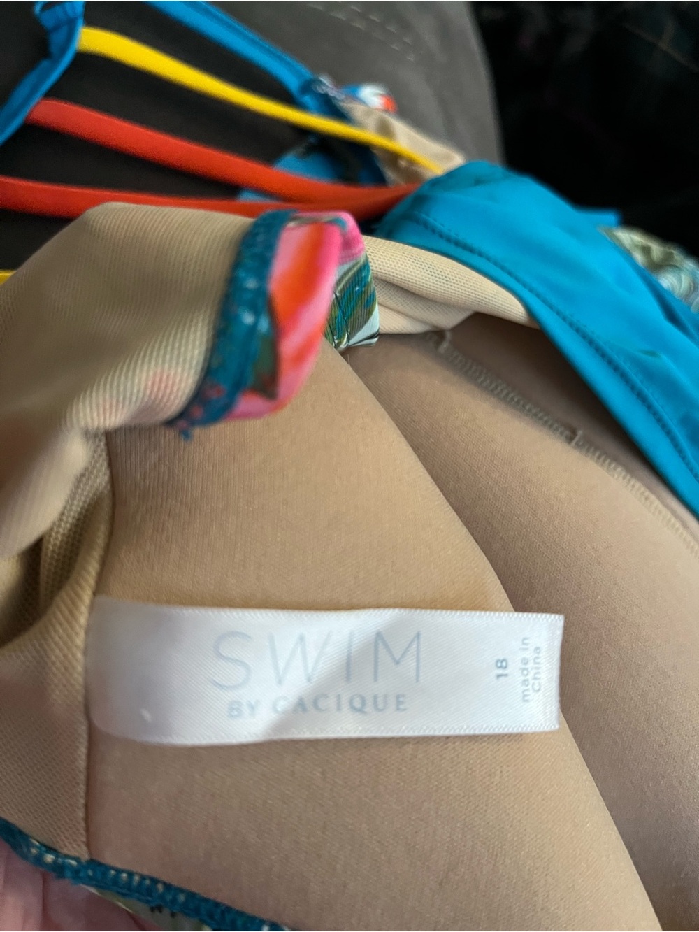 Cacique by Lane Bryant Tropical Floral Tankini - Picture 14 of 14